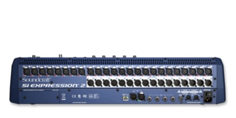 Soundcraft Si Expression 2 rear view Soundcraft Si Expression 2 rear view